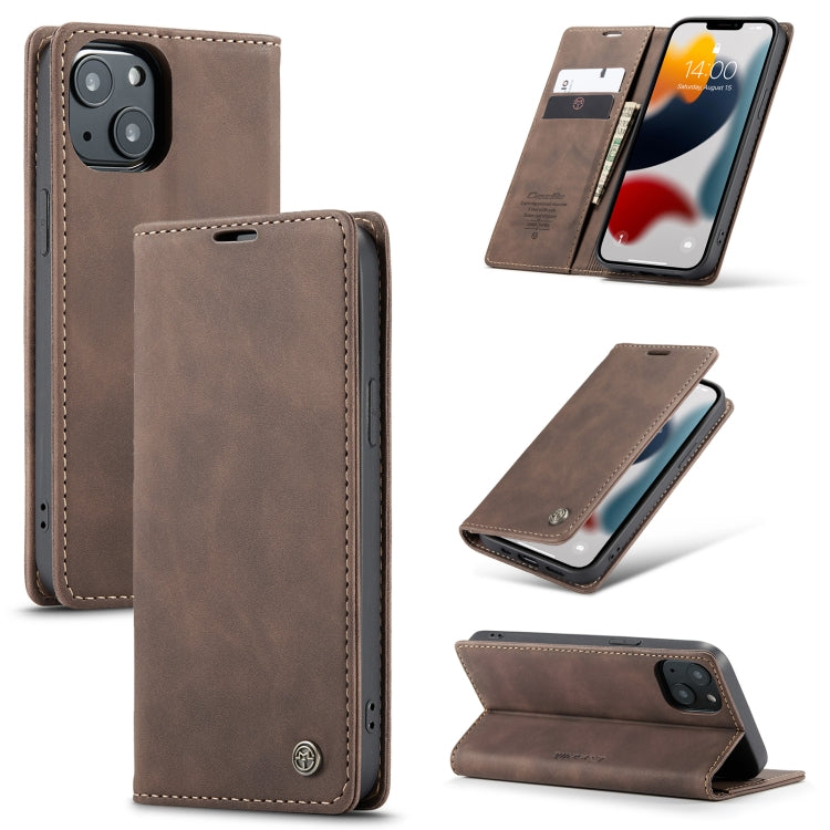 CaseMe-013 Multifunctional Retro Frosted Horizontal Flip Leather Case with Card Slot & Holder & Wallet, For iPhone 13 mini, For iPhone 13, For iPhone 13 Pro, For iPhone 13 Pro Max