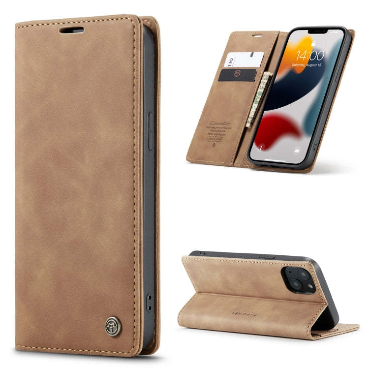 CaseMe-013 Multifunctional Retro Frosted Horizontal Flip Leather Case with Card Slot & Holder & Wallet, For iPhone 13 mini, For iPhone 13, For iPhone 13 Pro, For iPhone 13 Pro Max