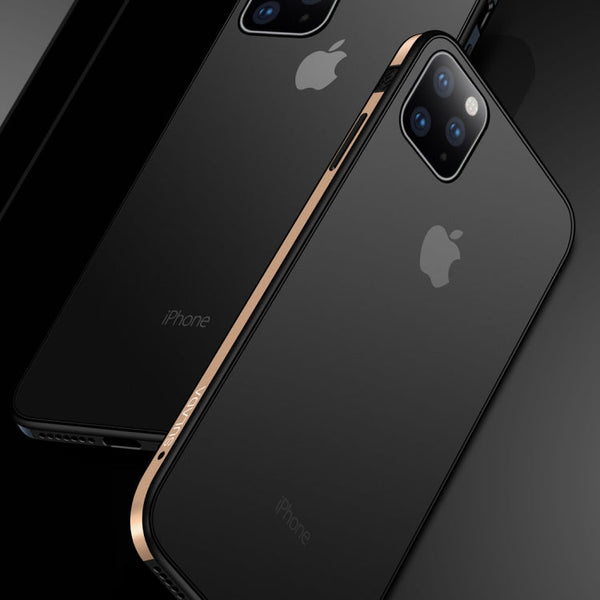 SULADA Shockproof Aviation Aluminum Metal frame + TPU + Frosted Protective Case, For iPhone 11