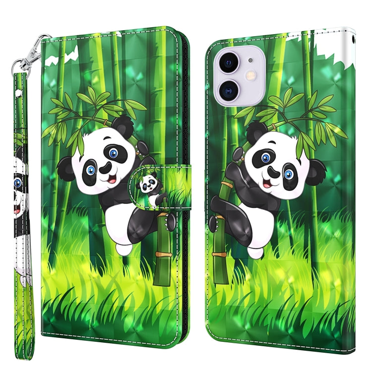 3D Painting Pattern Horizontal Flip TPU + PU Leather Case with Holder & Card Slots & Wallet, For iPhone 13 mini, For iPhone 13