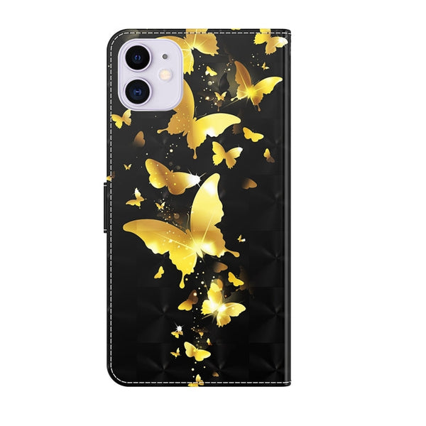 3D Painting Pattern Horizontal Flip TPU + PU Leather Case with Holder & Card Slots & Wallet, For iPhone 13 Pro, For iPhone 13 Pro Max