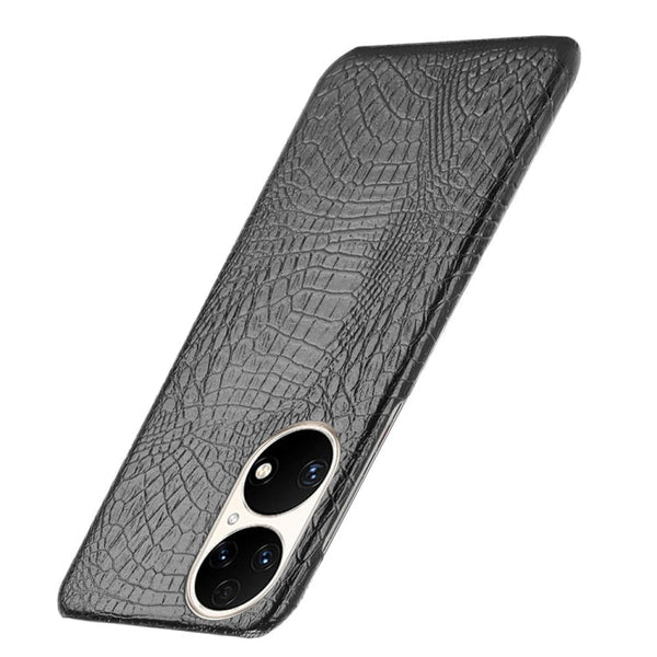 Shockproof Crocodile Texture PC + PU Case, For Huawei P50