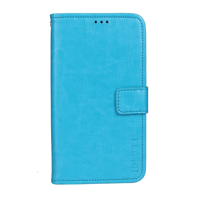 idewei Crazy Horse Texture Horizontal Flip Leather Case with Holder & Card Slots & Wallet, For ZTE Blade A31