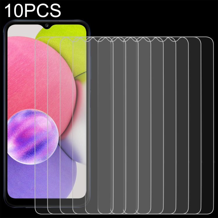 10 PCS 0.26mm 9H 2.5D Tempered Glass Film