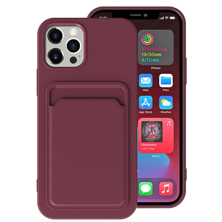 TPU + Flannel Lining Shockproof Case with Card Slots