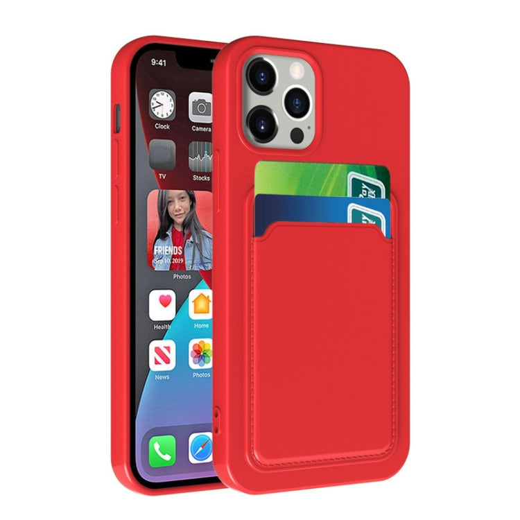 TPU + Flannel Lining Shockproof Case with Card Slots