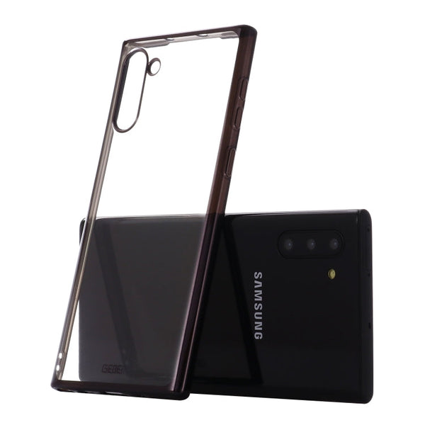 GEBEI Plating TPU Shockproof Protective Case, For Galaxy Note 10, For Galaxy Note 10+