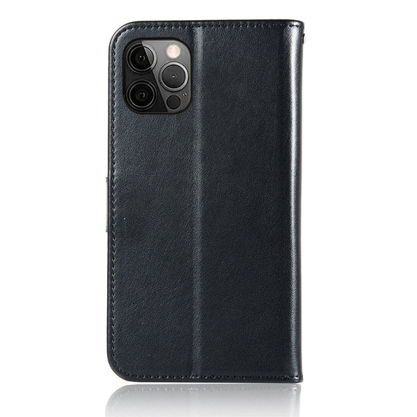 Wind Chime Owl Embossing Pattern Horizontal Flip Leather Case with Holder & Card Slots & Wallet, For iPhone 13 Pro Max, For iPhone 13 Pro, For iPhone 13