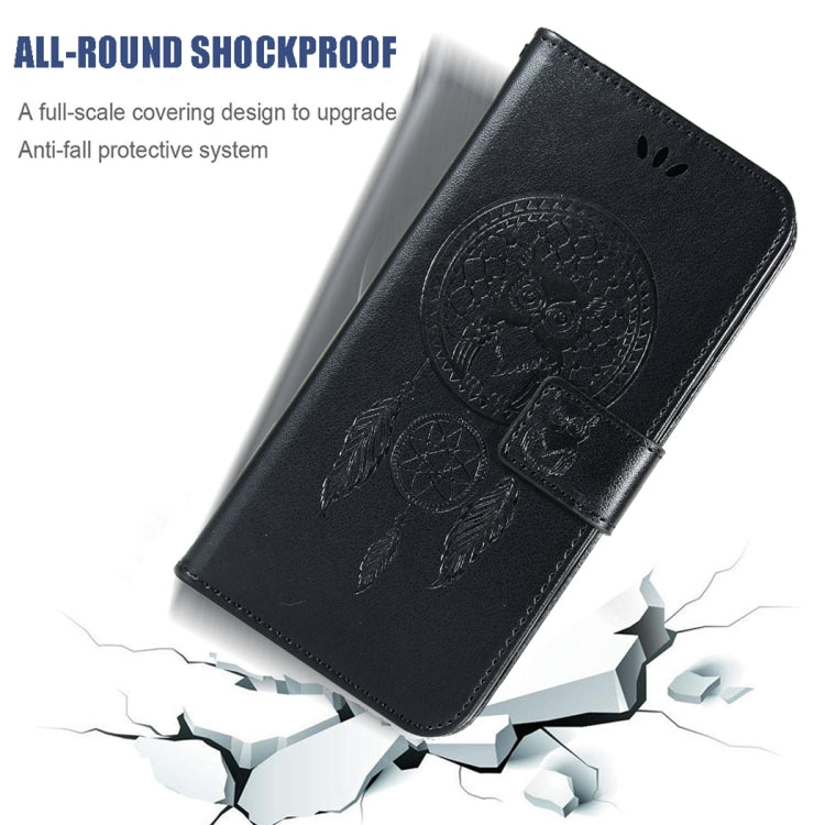 Wind Chime Owl Embossing Pattern Horizontal Flip Leather Case with Holder & Card Slots & Wallet, For iPhone 13 Pro Max, For iPhone 13 Pro, For iPhone 13