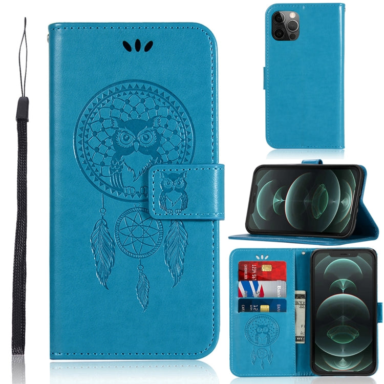 Wind Chime Owl Embossing Pattern Horizontal Flip Leather Case with Holder & Card Slots & Wallet, For iPhone 13 Pro Max, For iPhone 13 Pro, For iPhone 13