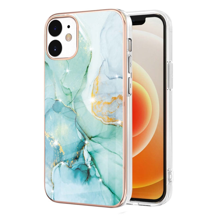 Electroplating Marble Pattern Dual-side IMD TPU Shockproof Case, For iPhone 12 / 12 Pro, For iPhone 12 Pro Max, For iPhone 11, For iPhone 11 Pro Max