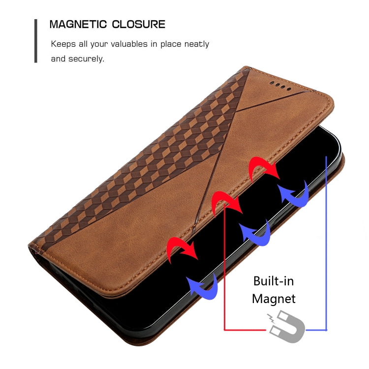 Diamond Pattern Splicing Skin Feel Magnetic Horizontal Flip Leather Case with Card Slots & Holder & Wallet, For iPhone 12 mini, For iPhone 12 / 12 Pro, For iPhone 12 Pro Max, For iPhone 11