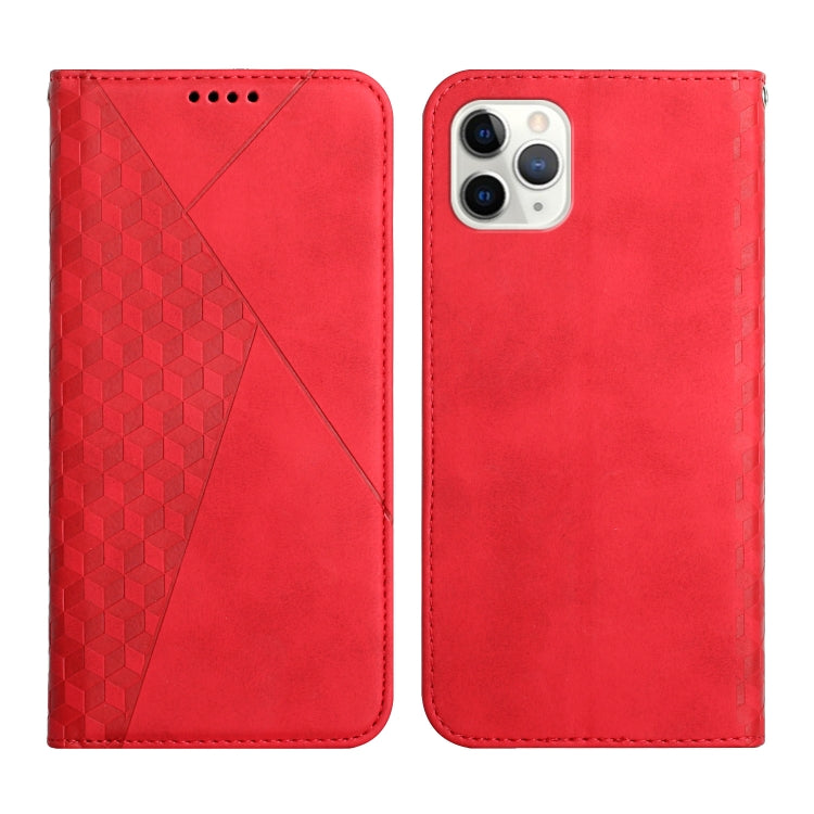 Diamond Pattern Splicing Skin Feel Magnetic Horizontal Flip Leather Case with Card Slots & Holder & Wallet, For iPhone 11 Pro, For iPhone 11 Pro Max, For iPhone X / XS, For iPhone XR