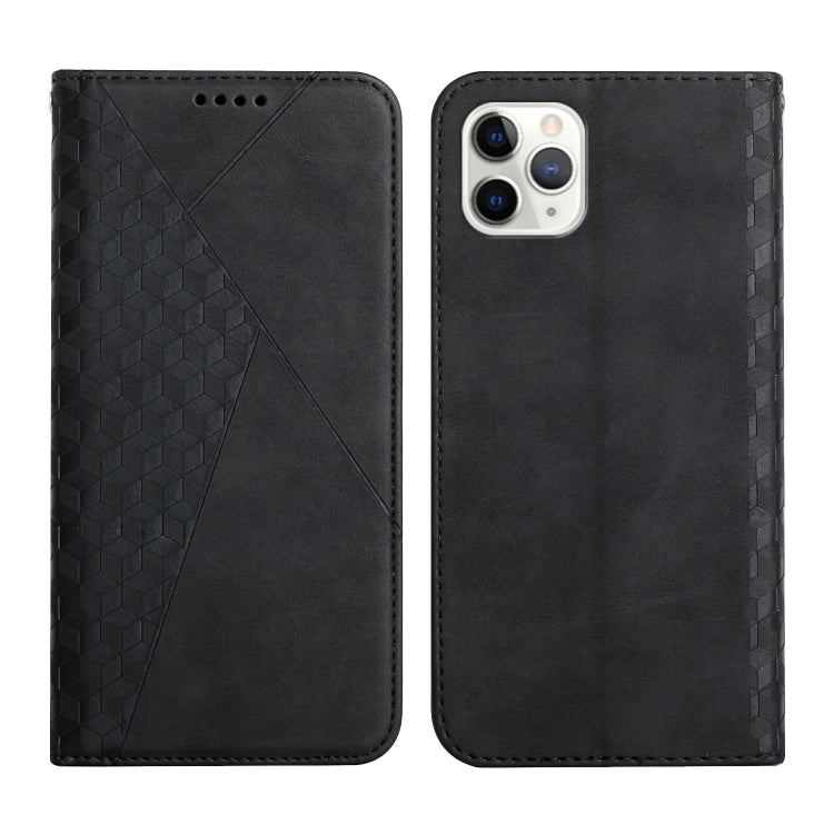 Diamond Pattern Splicing Skin Feel Magnetic Horizontal Flip Leather Case with Card Slots & Holder & Wallet, For iPhone 11 Pro, For iPhone 11 Pro Max, For iPhone X / XS, For iPhone XR