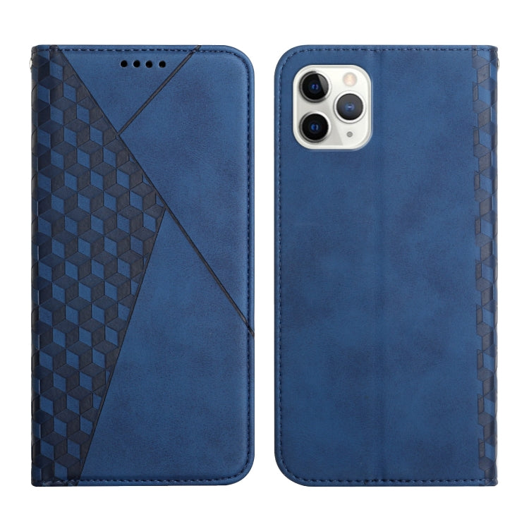 Diamond Pattern Splicing Skin Feel Magnetic Horizontal Flip Leather Case with Card Slots & Holder & Wallet, For iPhone 11 Pro, For iPhone 11 Pro Max, For iPhone X / XS, For iPhone XR