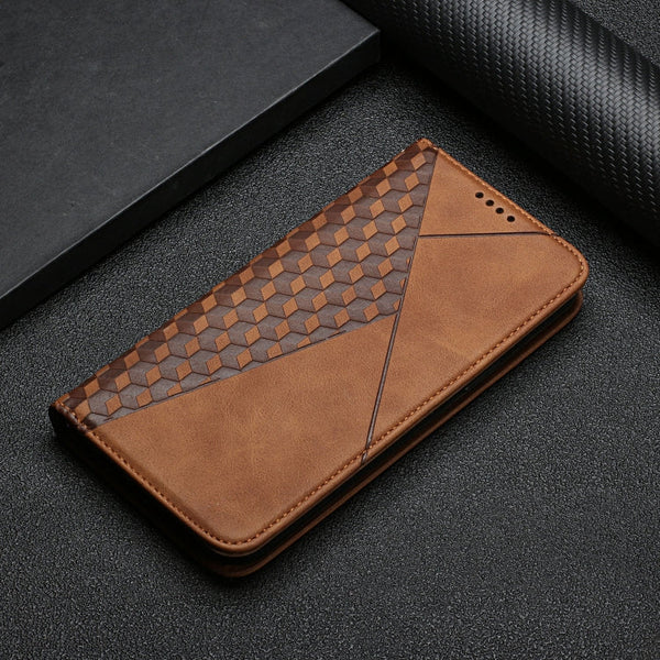 Diamond Pattern Splicing Skin Feel Magnetic Horizontal Flip Leather Case with Card Slots & Holder & Wallet, For iPhone XS Max, For iPhone SE 2022 / SE 2020 / 7 / 8 / 6, For iPhone 7 Plus / 8 Plus