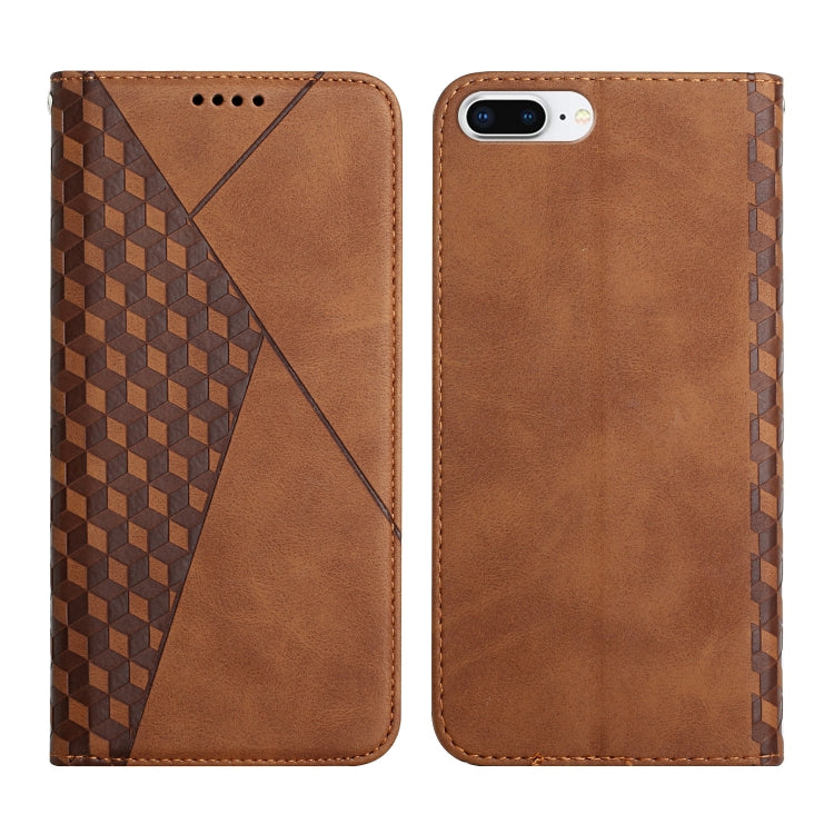 Diamond Pattern Splicing Skin Feel Magnetic Horizontal Flip Leather Case with Card Slots & Holder & Wallet, For iPhone XS Max, For iPhone SE 2022 / SE 2020 / 7 / 8 / 6, For iPhone 7 Plus / 8 Plus
