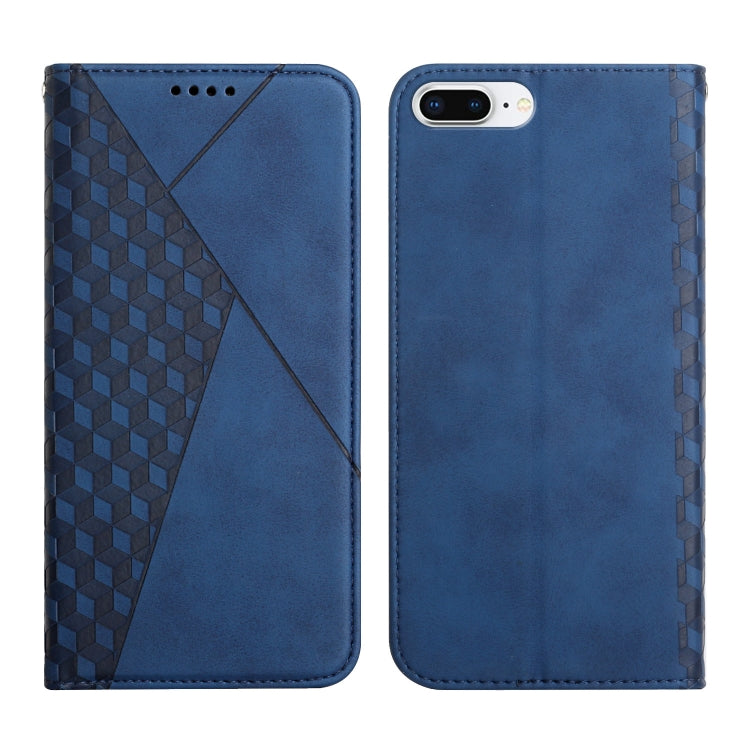 Diamond Pattern Splicing Skin Feel Magnetic Horizontal Flip Leather Case with Card Slots & Holder & Wallet, For iPhone XS Max, For iPhone SE 2022 / SE 2020 / 7 / 8 / 6, For iPhone 7 Plus / 8 Plus
