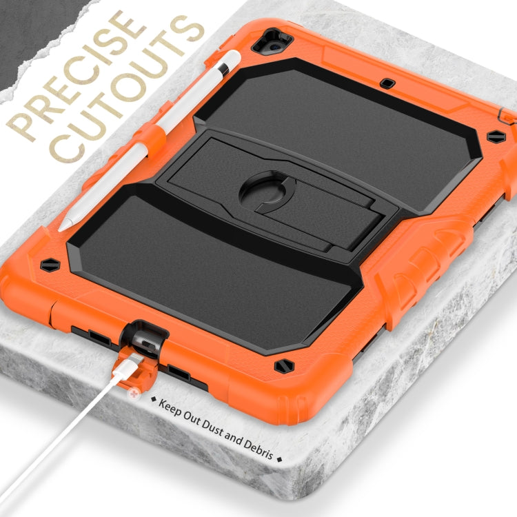 Shockproof Colorful Silica Gel + PC Protective Case with Holder & Shoulder Strap