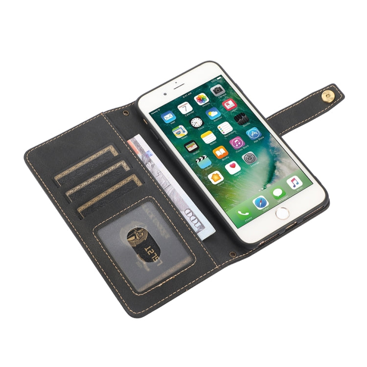 PU + TPU Horizontal Flip Leather Case with Holder & Card Slot & Wallet & Lanyard, For iPhone 8 Plus & 7 Plus, For iPhone XS / X, For iPhone XR, For iPhone XS Max