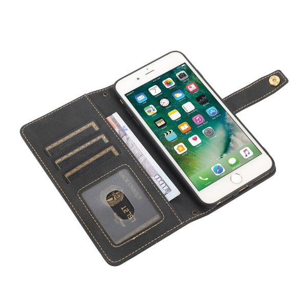 PU + TPU Horizontal Flip Leather Case with Holder & Card Slot & Wallet & Lanyard, For iPhone 8 Plus & 7 Plus, For iPhone XS / X, For iPhone XR, For iPhone XS Max