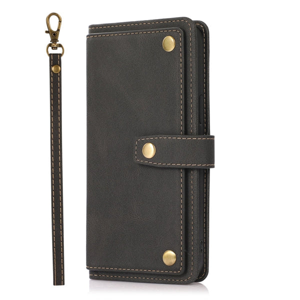 PU + TPU Horizontal Flip Leather Case with Holder & Card Slot & Wallet & Lanyard, For iPhone 13, For iPhone 13 Pro, For iPhone 13 Pro Max