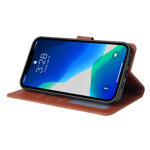 Multifunctional Horizontal Flip Leather Case, with Three Card Slot & Holder & Double Zip Wallett & Photo Frame & Lanyard, For iPhone 13 mini, For iPhone 13, For iPhone 13 Pro