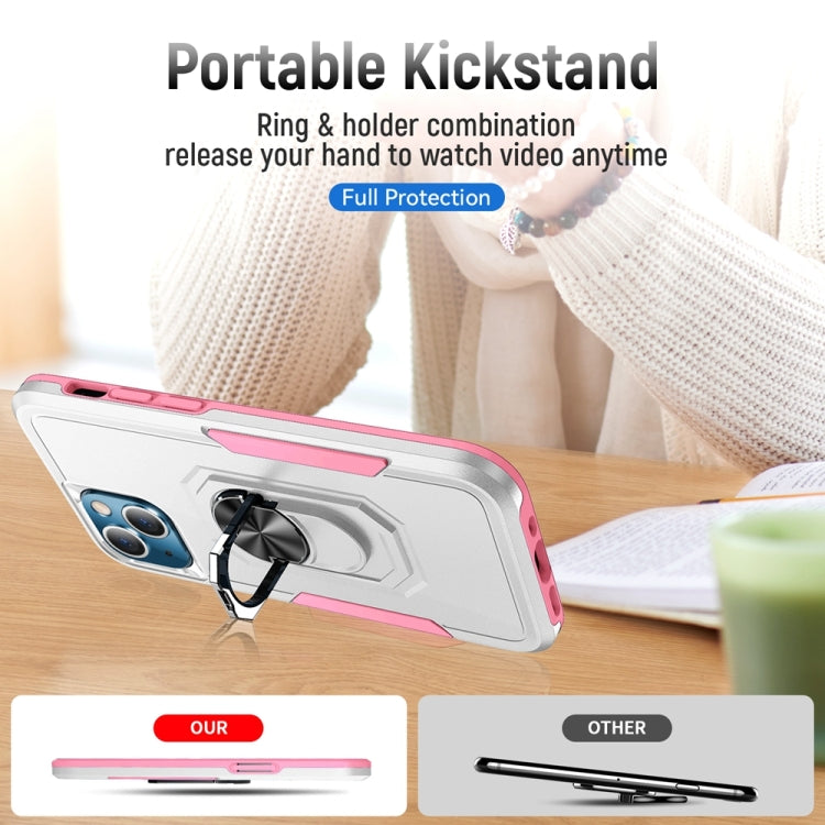 Pioneer Armor Heavy Duty PC + TPU Shockproof Case with Holder, For iPhone 13 mini, For iPhone 13, For iPhone 13 Pro, For iPhone 13 Pro Max