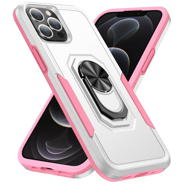 Pioneer Armor Heavy Duty PC + TPU Shockproof Case with Holder, For iPhone 13 mini, For iPhone 13, For iPhone 13 Pro, For iPhone 13 Pro Max