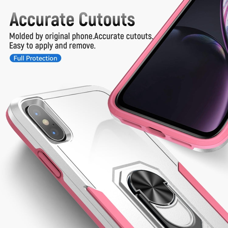 Pioneer Armor Heavy Duty PC + TPU Shockproof Case with Holder, For iPhone XS Max