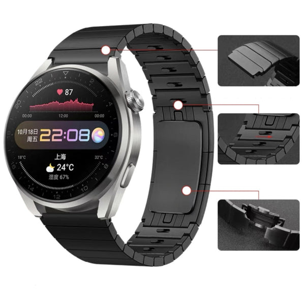 22mm Self-demolition Stainless Steel Metal Replacement Watchband