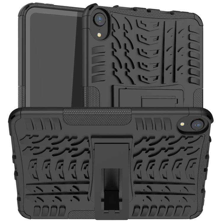 Tire Texture TPU + PC Shockproof Case with Holder