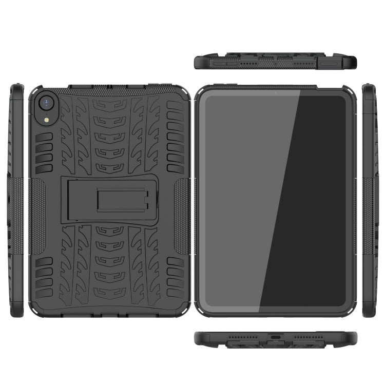 Tire Texture TPU + PC Shockproof Case with Holder