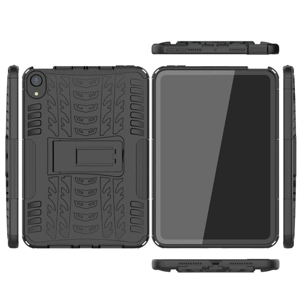 Tire Texture TPU + PC Shockproof Case with Holder