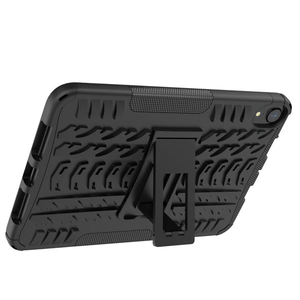 Tire Texture TPU + PC Shockproof Case with Holder