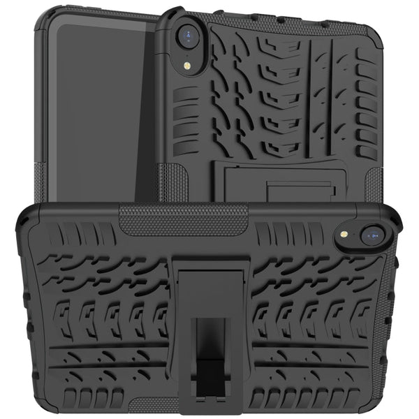 Tire Texture TPU + PC Shockproof Case with Holder