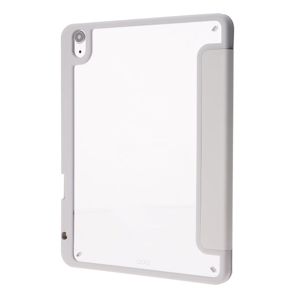 Deformation Transparent Acrylic Horizontal Flip PU Leather Case with Multi-folding Holder & Sleep / Wake-up Function & Pen Slot, For iPad Air 2022 / 2020 10.9, For iPad Pro 11.0 2021 / 2020 / 2018, For iPad 9.7 2017 / 2018 / Pro 9.7��������������������...