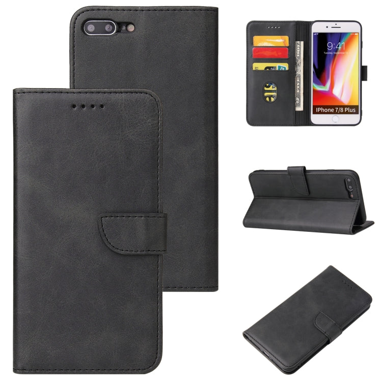 Calf Texture Buckle Horizontal Flip Leather Case with Holder & Card Slots & Wallet, For iPhone XR, For iPhone SE 2022 / SE 2020 & 8 & 7, For iPhone 8 Plus & 7 Plus, For iPhone 6 Plus & 6s Plus