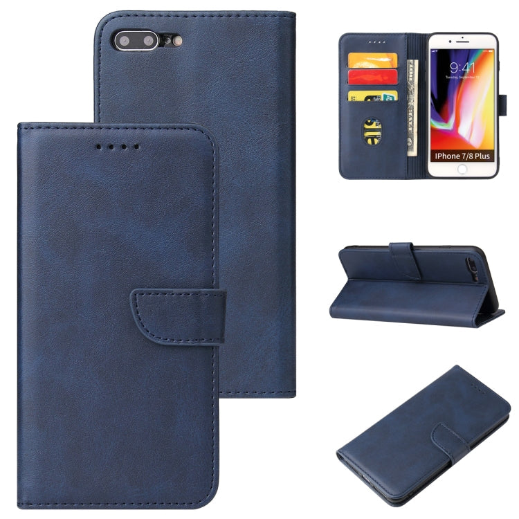 Calf Texture Buckle Horizontal Flip Leather Case with Holder & Card Slots & Wallet, For iPhone XR, For iPhone SE 2022 / SE 2020 & 8 & 7, For iPhone 8 Plus & 7 Plus, For iPhone 6 Plus & 6s Plus