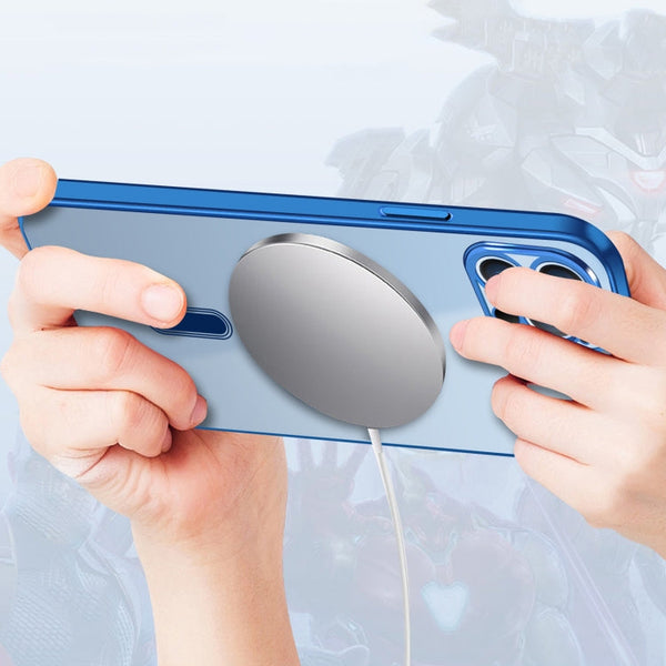 Classic Electroplating Shockproof Magsafe Case, For iPhone 13 Pro Max, For iPhone 12, For iPhone 12 Pro