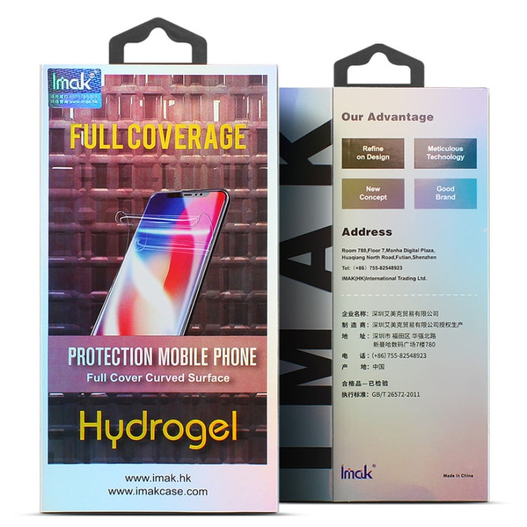 2 PCS IMAK Curved Full Screen Hydrogel Film 3 Screen Protector