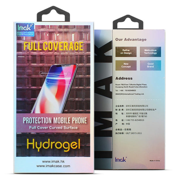 2 PCS IMAK Curved Full Screen Hydrogel Film 3 Screen Protector