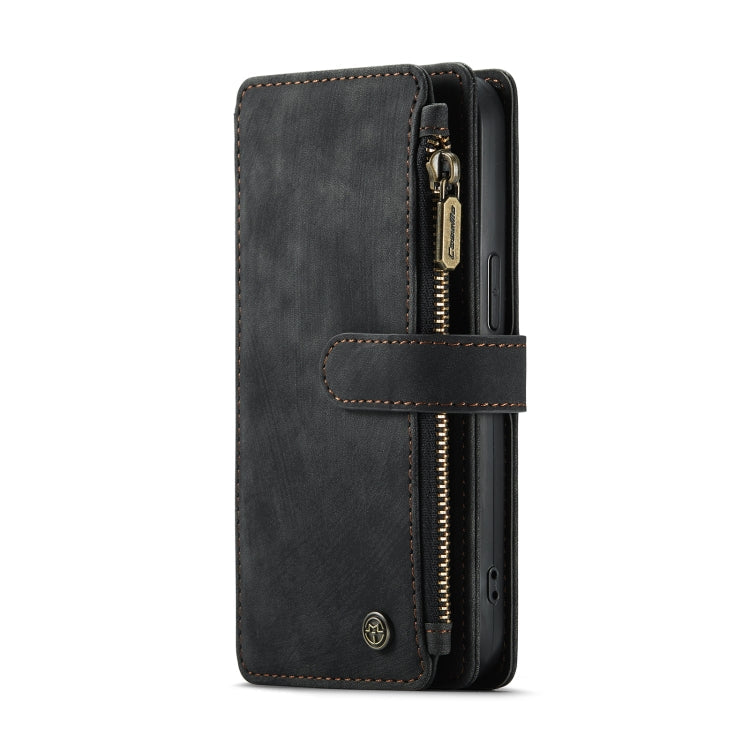 CaseMe-C30 PU + TPU Multifunctional Horizontal Flip Leather Case with Holder & Card Slot & Wallet & Zipper Pocket