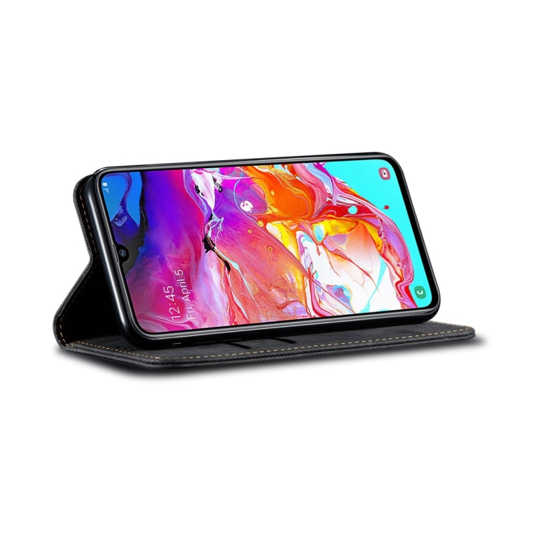 Denim Texture Casual Style Horizontal Flip Leather Case with Holder & Card Slots & Wallet