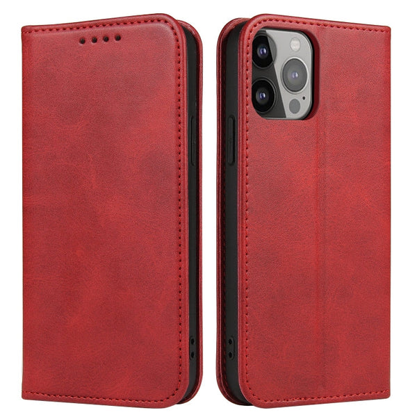 Calf Texture Magnetic Horizontal Flip Leather Case with Holder & Card Slots & Wallet