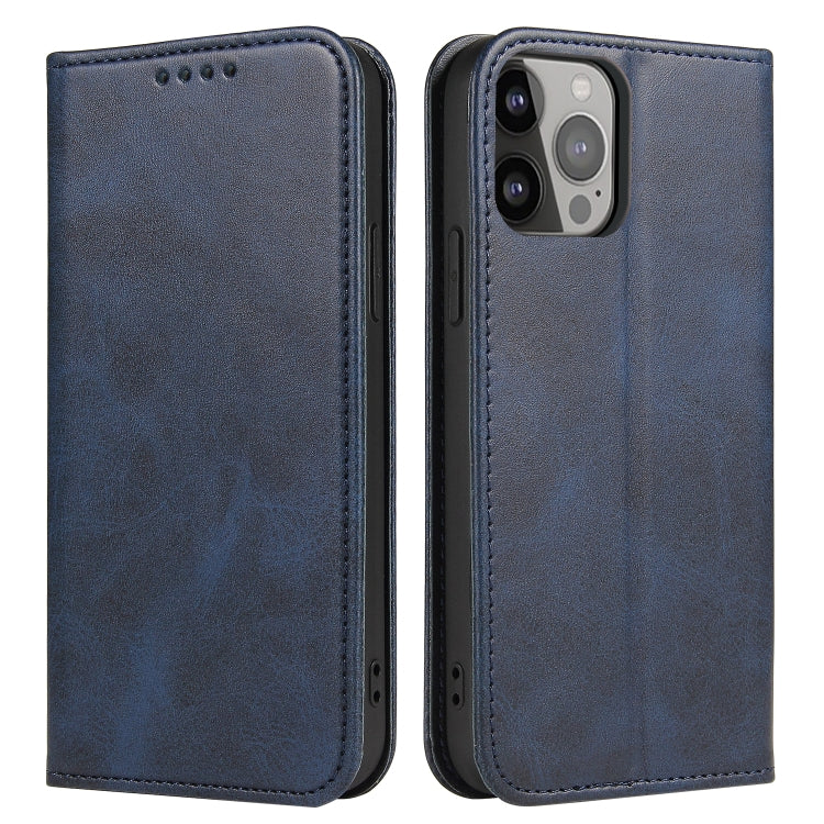 Calf Texture Magnetic Horizontal Flip Leather Case with Holder & Card Slots & Wallet