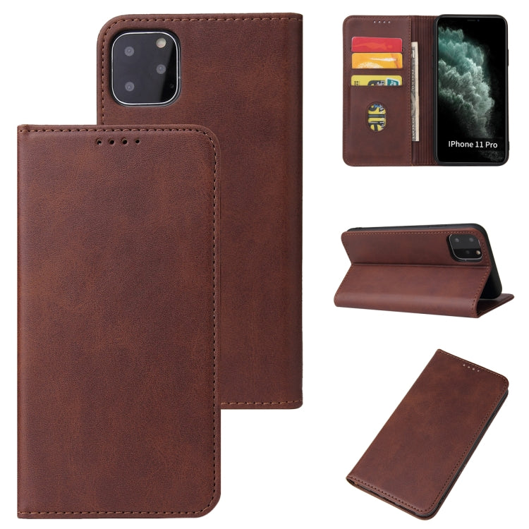 Calf Texture Magnetic Horizontal Flip Leather Case with Holder & Card Slots & Wallet