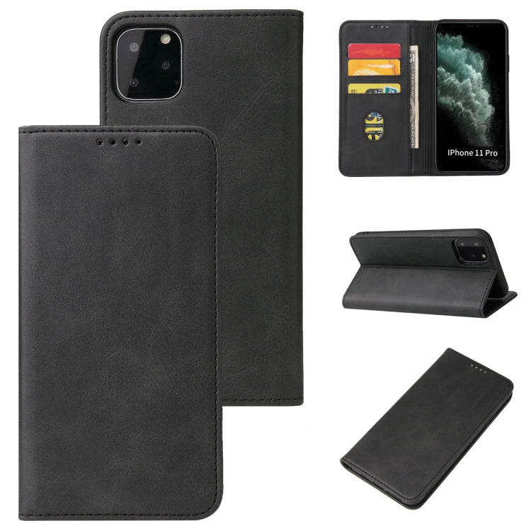 Calf Texture Magnetic Horizontal Flip Leather Case with Holder & Card Slots & Wallet