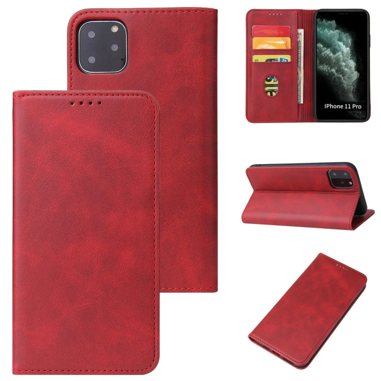 Calf Texture Magnetic Horizontal Flip Leather Case with Holder & Card Slots & Wallet