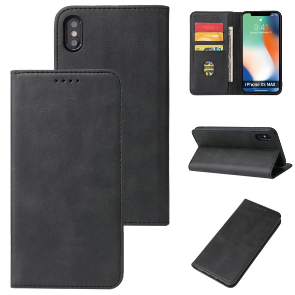 Calf Texture Magnetic Horizontal Flip Leather Case with Holder & Card Slots & Wallet